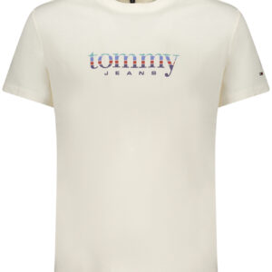 TOMMY HILFIGER MEN'S SHORT-SLEEVE T-SHIRT WHITE