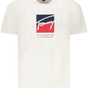 TOMMY HILFIGER MEN'S SHORT-SLEEVE T-SHIRT WHITE