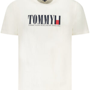TOMMY HILFIGER MEN'S SHORT-SLEEVE T-SHIRT WHITE