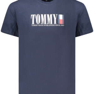 TOMMY HILFIGER MEN'S SHORT-SLEEVE T-SHIRT BLUE