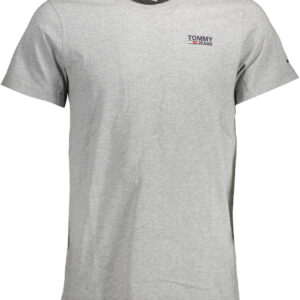 TOMMY HILFIGER MEN'S SHORT SLEEVE T-SHIRT GREY