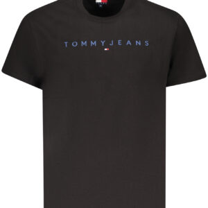TOMMY HILFIGER MEN'S SHORT-SLEEVE T-SHIRT BLACK