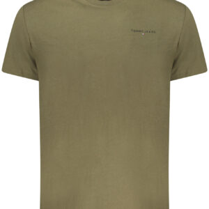 TOMMY HILFIGER MEN'S SHORT-SLEEVED T-SHIRT GREEN
