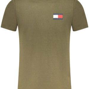 TOMMY HILFIGER MEN'S SHORT-SLEEVED T-SHIRT GREEN