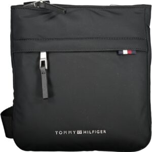TOMMY HILFIGER MEN'S BLACK SHOULDER BAG