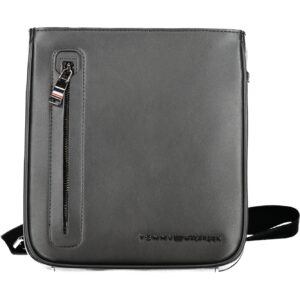 TOMMY HILFIGER MEN'S BLACK SHOULDER BAG