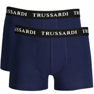 TRUSSARDI MEN'S BLUE BOXER