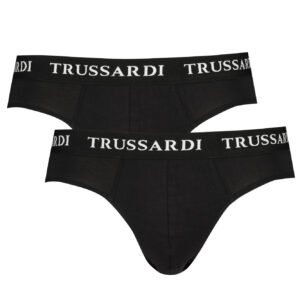 TRUSSARDI BLACK MEN'S SLIP