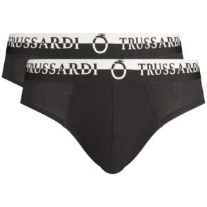 TRUSSARDI MEN'S BLACK BRIEFS