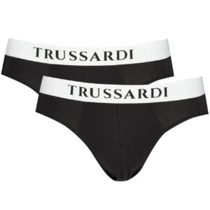 TRUSSARDI BLACK MEN'S SLIP