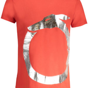 TRUSSARDI MEN'S SHORT SLEEVE T-SHIRT RED