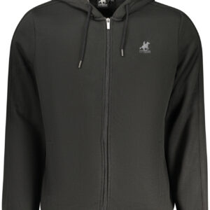 US GRAND MEN'S BLACK ZIP-UP SWEATSHIRT