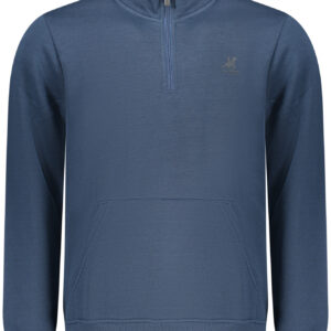 US GRAND MEN'S BLUE ZIP-UP SWEATSHIRT