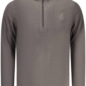 US GRAND MEN'S GRAY ZIP-UP SWEATSHIRT