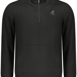 US GRAND MEN'S BLACK ZIP-UP SWEATSHIRT
