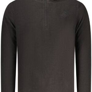 US GRAND MEN'S BLACK ZIP-UP SWEATSHIRT