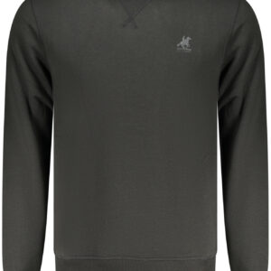 US GRAND MEN'S BLACK ZIP-UP SWEATSHIRT