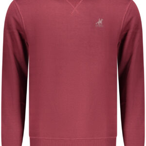 US GRAND MEN'S RED ZIP-UP SWEATSHIRT