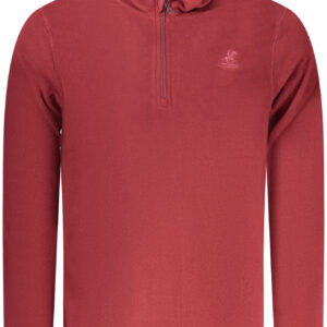 US GRAND MEN'S RED ZIP-UP SWEATSHIRT