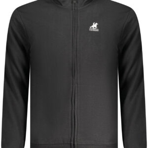 US GRAND MEN'S BLACK ZIP-UP SWEATSHIRT