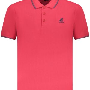 US GRAND MEN'S SHORT-SLEEVE POLO SHIRT, RED