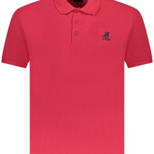US GRAND MEN'S SHORT-SLEEVE POLO SHIRT, RED