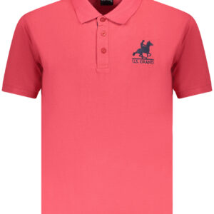 US GRAND MEN'S SHORT-SLEEVE POLO SHIRT, RED