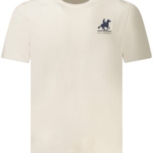 US GRAND MEN'S SHORT-SLEEVE T-SHIRT BEIGE