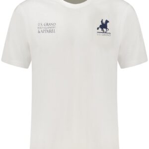 US GRAND MEN'S SHORT-SLEEVE T-SHIRT WHITE