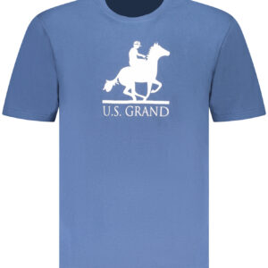 US GRAND MEN'S SHORT-SLEEVE T-SHIRT BLUE