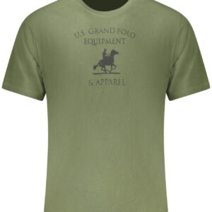 US GRAND MEN'S SHORT-SLEEVED GREEN T-SHIRT
