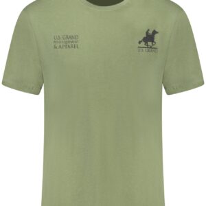 US GRAND MEN'S SHORT-SLEEVED GREEN T-SHIRT