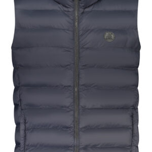 US GRAND MEN'S BLUE SLEEVELESS JACKET