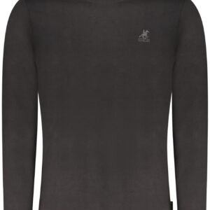 US GRAND MEN'S LONG-SLEEVED BLACK T-SHIRT
