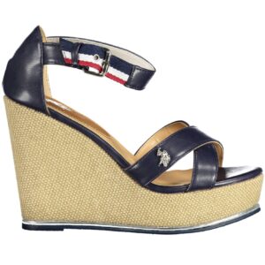 US POLO ASSN. BLUE WOMAN SANDAL FOOTWEAR