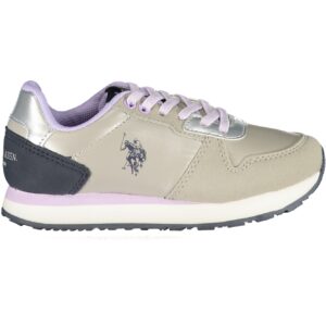 US POLO ASSN. SILVER SPORTS SHOES FOR CHILDREN