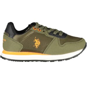 US POLO ASSN. GREEN SPORTS SHOES FOR CHILDREN