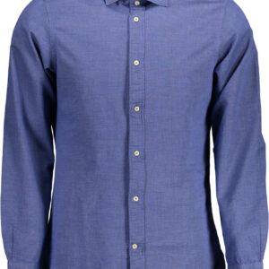 US POLO SHIRT LONG SLEEVE MEN BLUE