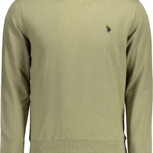 US POLO SWEATSHIRT WITHOUT ZIP MAN GREEN