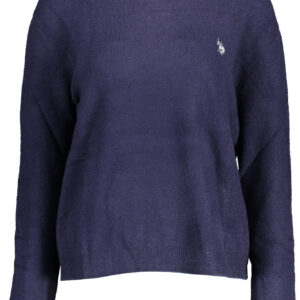US BLUE WOMEN'S POLO SWEATER