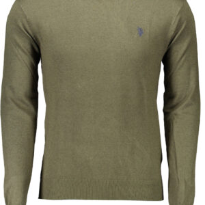 US POLO GREEN MEN'S SWEATER