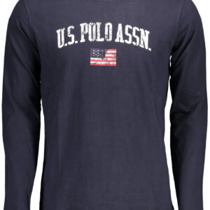 US POLO T-SHIRT LONG SLEEVE MAN BLUE