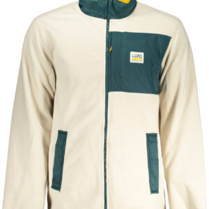 VANS MEN'S BEIGE ZIPPED SWEATSHIRT