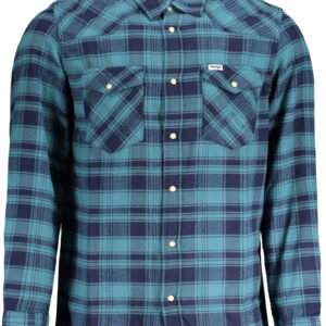 WRANGLER LONG SLEEVE SHIRT MEN BLUE