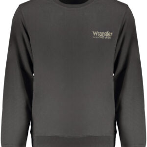 WRANGLER MEN'S BLACK ZIP-UP SWEATSHIRT