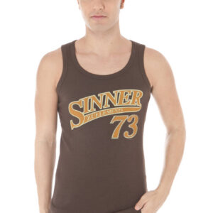 ZUELEMENTS BROWN MEN'S TANK