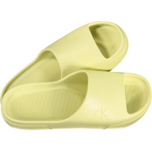 CALVIN KLEIN MEN'S YELLOW SLIPPER FOOTWEAR