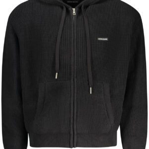 GUESS JEANS MEN'S BLACK CARDIGAN