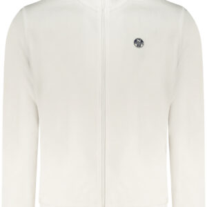 NORTH SAILS MEN'S WHITE ZIP-UP SWEATSHIRT