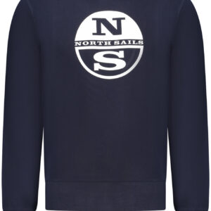 NORTH SAILS MEN'S BLUE ZIP-UP SWEATSHIRT